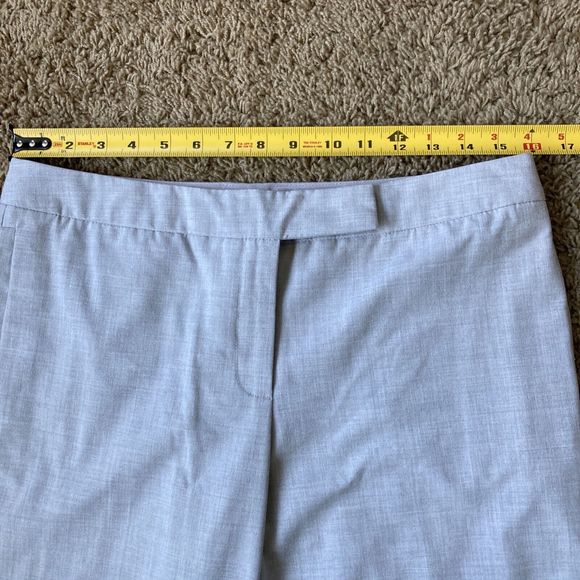 Issac Mizrahi forTarget Women Pants 8 Light Gray Mid Rise Bootcut Career Trouser - Picture 11 of 16